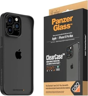 PanzerGlass clear case D3O черный Edition для Apple iPhone 15 Pro Max прозрачный/черный