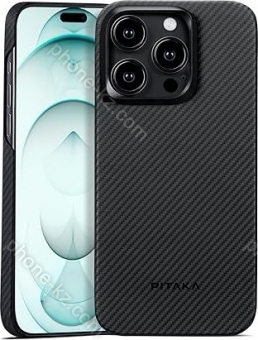 Pitaka MagEZ case 4 Twill for Apple iPhone 15 Pro Max black/grey 