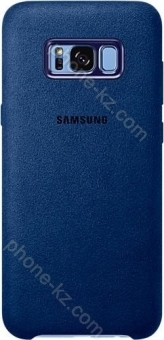 Samsung EF-XG955AL Alcantara Cover for Galaxy S8+ blue 