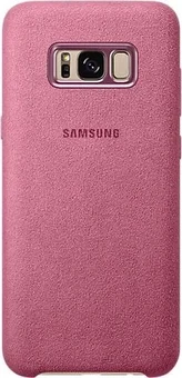 Samsung EF-XG955AP Alcantara Cover для Galaxy S8+ pink