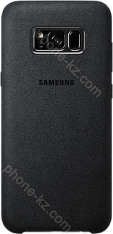 Samsung EF-XG955AS Alcantara Cover for Galaxy S8+ dark grey 