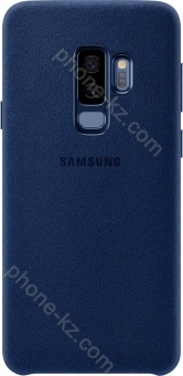 Samsung EF-XG965AL Alcantara Cover for Galaxy S9+ blue 