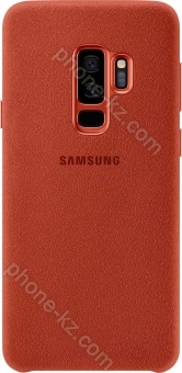 Samsung EF-XG965AR Alcantara Cover for Galaxy S9+ red 