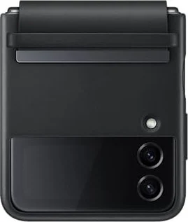 Samsung Flap Leather Cover для Galaxy Z Flip 4 black