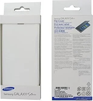 Samsung Flip Cover Punching Pattern для Galaxy S5 mini white