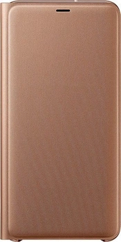 Самсунг Flip wallet для Галакси A7 (2018) золотой