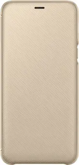 Samsung Flip wallet for Galaxy A6+ (2018) gold