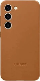 Samsung Leather case для Galaxy S23 Camel
