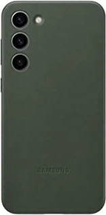 Samsung Leather case для Galaxy S23+ зеленый