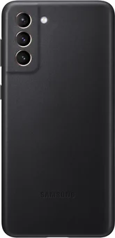 Samsung Leather Cover для Galaxy S21+ black