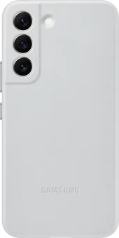 Samsung Leather Cover для Galaxy S22 Light Gray