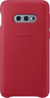 Samsung Leather Cover для Galaxy S10e red