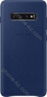 Samsung Leather Cover for Galaxy S10+ navy blue 