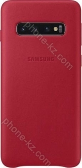 Samsung Leather Cover for Galaxy S10 red 