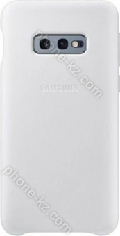 Samsung Leather Cover for Galaxy S10e white 