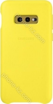 Samsung Leather Cover for Galaxy S10e yellow 
