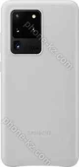 Samsung Leather Cover for Galaxy S20 Ultra light gray 