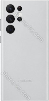 Samsung Leather Cover for Galaxy S22 Ultra Light Gray 