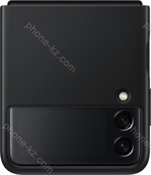 Samsung Leather Cover for Galaxy Z Flip 3 black 