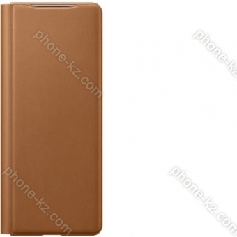 Samsung Leather Flip Cover for Galaxy Z Fold 2 brown 