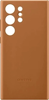Samsung Leather case для Galaxy S23 Ultra Camel