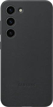 Samsung Leather case для Galaxy S23 черный