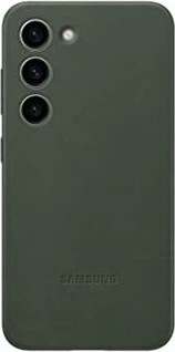 Samsung Leather case для Galaxy S23 зеленый