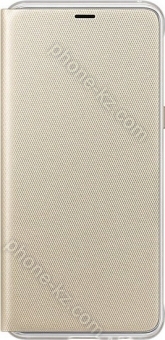 Samsung Neon Flip Cover for Galaxy A8 (2018) gold 