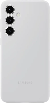 Samsung Silicone case для Galaxy S24 FE серый