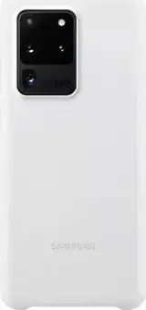 Samsung Silicone Cover for Galaxy S20 Ultra white