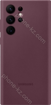 Samsung Silicone Cover for Galaxy S22 Ultra Burgundy 