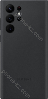 Samsung Silicone Cover for Galaxy S22 Ultra black 