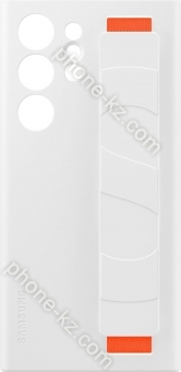 Samsung Silicone Grip case for Galaxy S23 Ultra white 