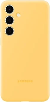 Samsung Silicone case для Galaxy S24+ yellow