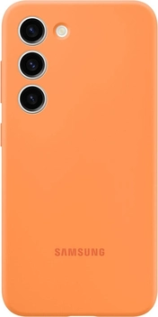 Samsung Silicone case для Galaxy S23 оранжевый