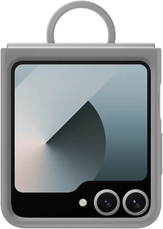 Samsung Silicone case для Galaxy Z Flip7 FE/Flip6 серый