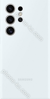 Samsung Silicone case for Galaxy S24 Ultra white 