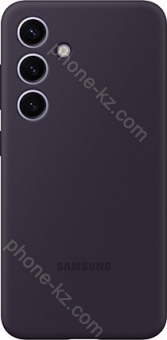 Samsung Silicone case for Galaxy S24 dark violet 