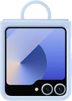 Samsung Silicone case для Galaxy Z Flip7 FE/Flip6 синий