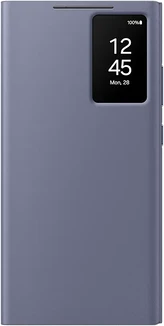 Samsung Smart View wallet case для Galaxy S24 Ultra фиолетовый