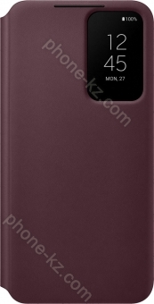 Samsung Smart clear View Cover for Galaxy S22 Burgundy 