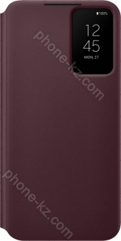 Samsung Smart clear View Cover for Galaxy S22+ Burgundy 