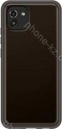 Samsung Soft clear Cover for Galaxy A03 black 