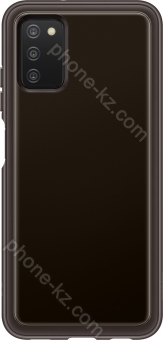 Samsung Soft clear Cover for Galaxy A03s black 