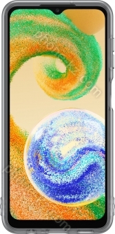 Samsung Soft clear Cover for Galaxy A04s black 