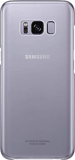 Самсунг clear Cover для Галакси S8 фиолетовый