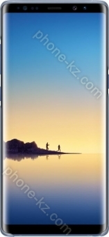 Samsung clear Cover for Galaxy Note 8 blue 