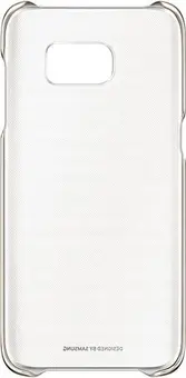 Samsung clear Cover for Galaxy S7 Edge gold