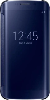 Самсунг clear View Cover для Галакси S6 Edge черный