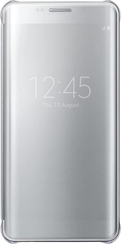 Самсунг clear View Cover для Галакси S6 Edge+ серебро